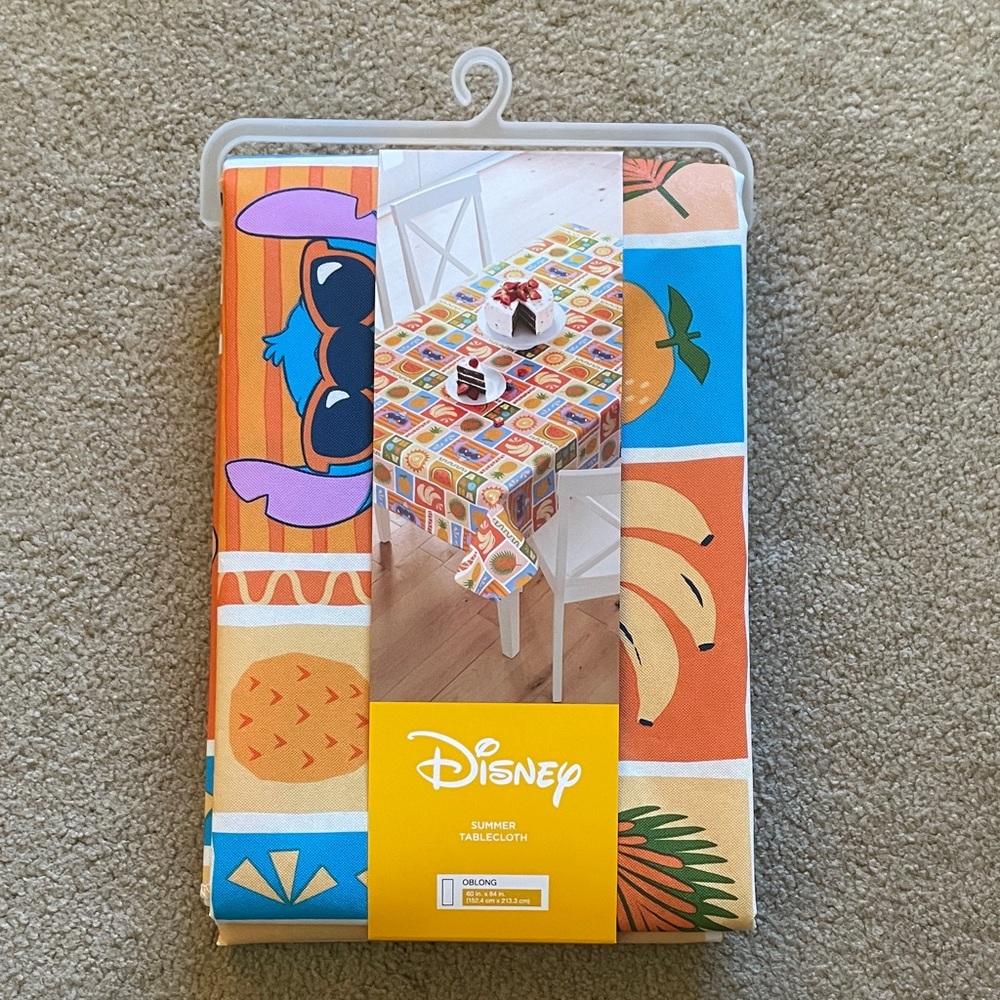 Disney Summer Stitch Oblong Inside/Outside Tablecloth